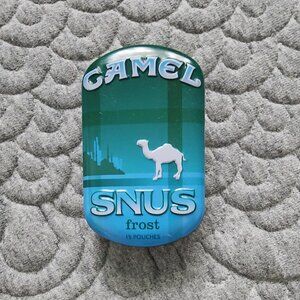 Collectible Camel Snuff Tin-SNUS FROST- 2009-Excellent Condition!